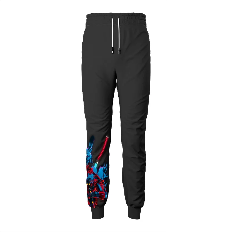 Men's Patterned Pants with ChecksCyber Samurai Sweatpants