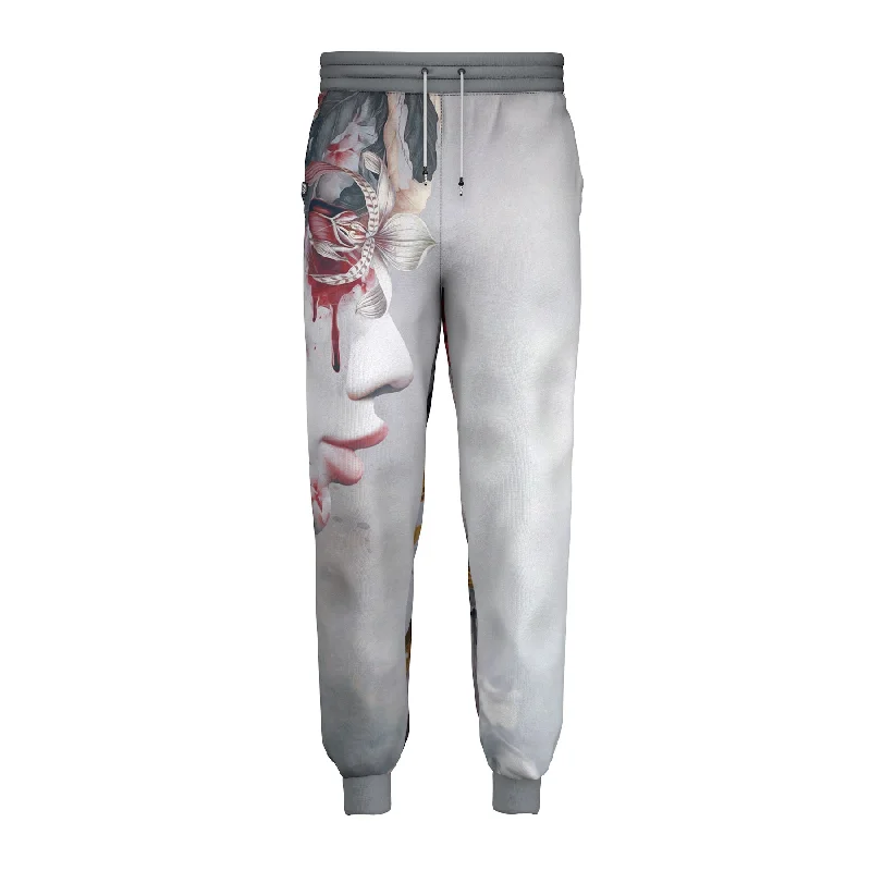 Men's Pants with Belt LoopsDangerous Red Sweatpants