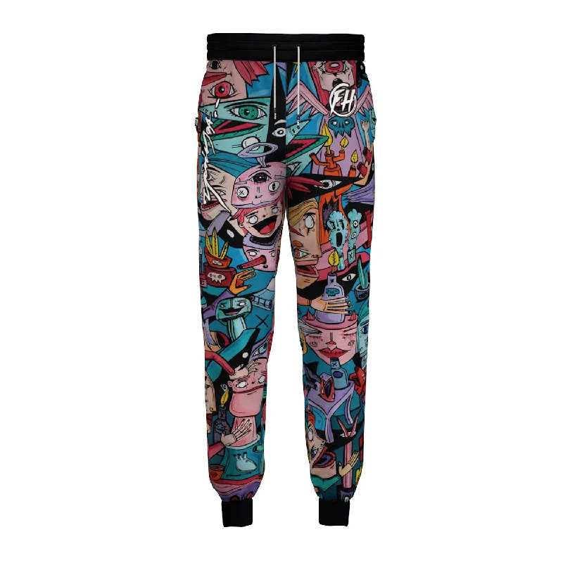 Men's Pants with Contrast StitchingDinero Sweatpants