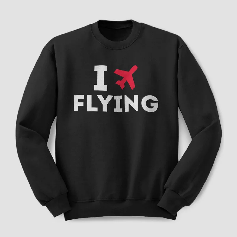 Full-Zip Men's SportswearI Love Flying - Sweatshirt