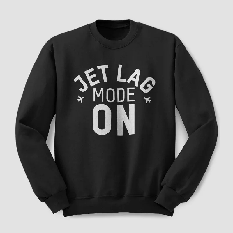 Customizable Designer Men's SportswearJet Lag Mode On - Sweatshirt