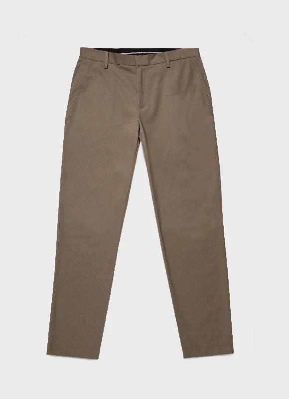 Men's Pants with Patchwork PatternsMen's Brushed Cotton Wool Trouser in Sandstone