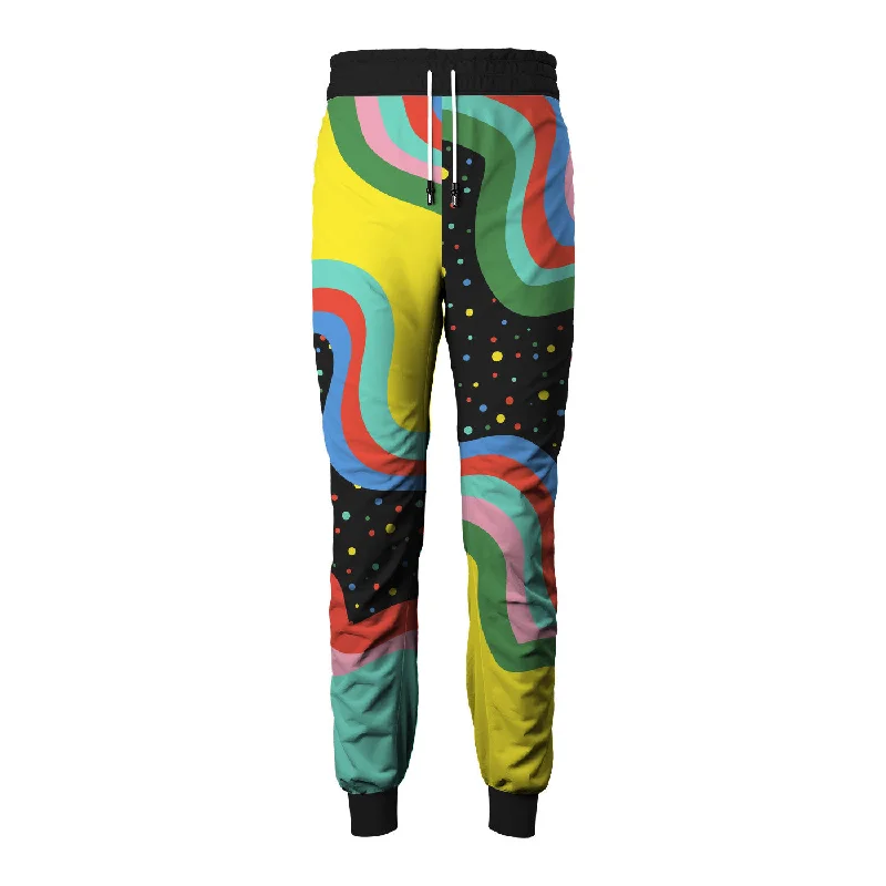 Men's Patterned Pants with Camouflage PrintsOop Art Sweatpants