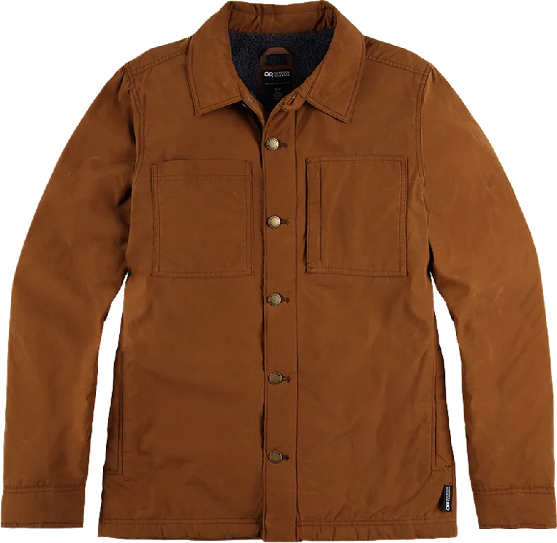 Men's Coats with Contrast StitchingLined Chore Jacket - Men's|-|Manteau de corvée doublée - Homme