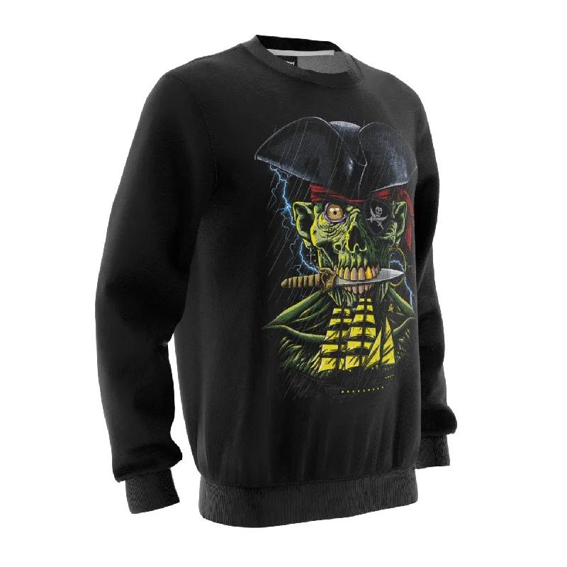 Casual Daily Men's SportswearPirate Zombie Sweatshirt