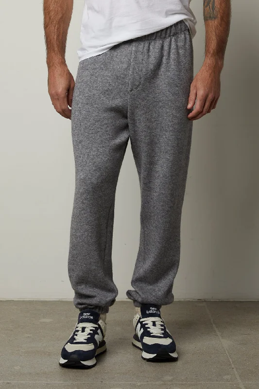 Men's Pants with Contrast Fabric PanelsSALINGER DOUBLE KNIT SWEATPANT