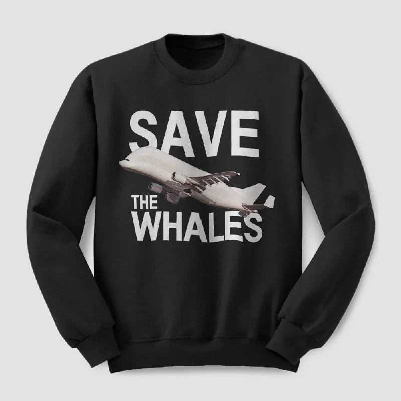 Quick-Drying Men's SportswearSave The Whales - Sweatshirt