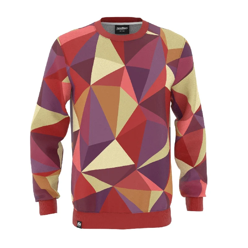 Cool Men's SportswearSunrise Cubes Sweatshirt