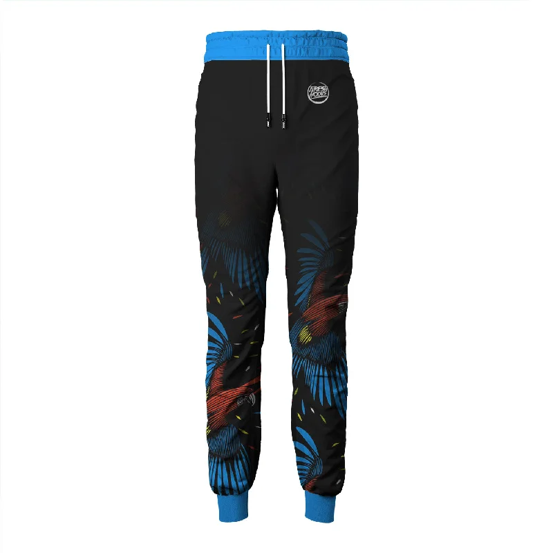 Men's Pants with Slant PocketsTropical Macaw Sweatpants