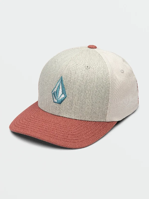 Full Stone Heather Flexfit Hat - Cherry Wood