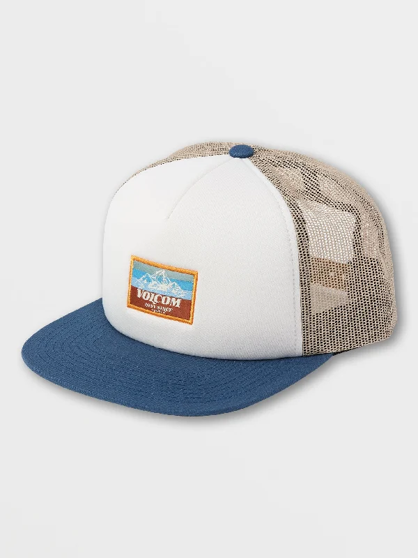 Mile Marker Trucker Hat - Marina Blue