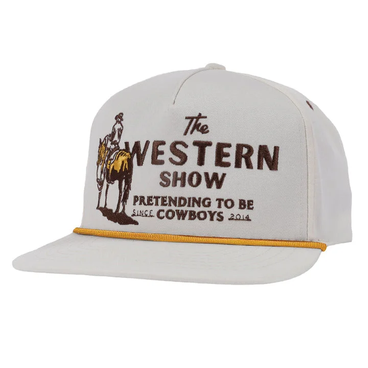 Western Show Hat - White