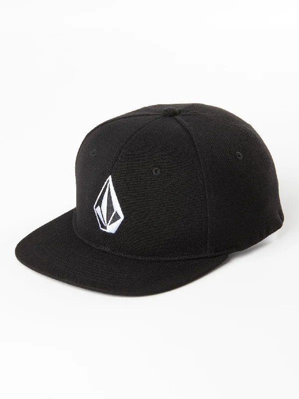 V Full Stone Xfit Hat - Black