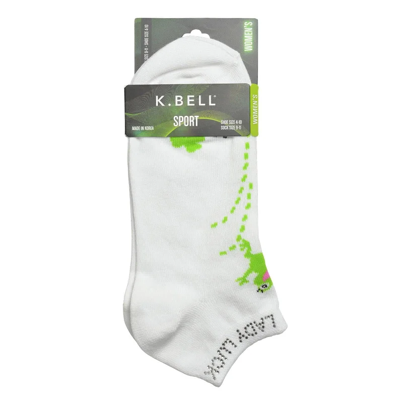 K. Bell Womens Lady Luck Footie Socks