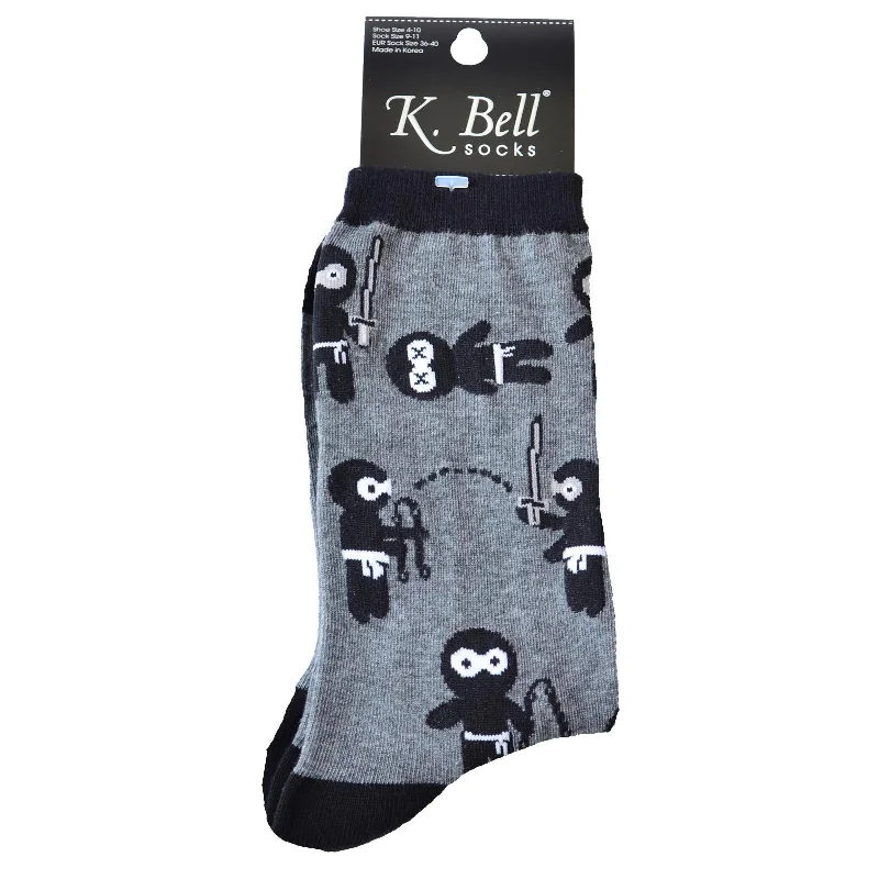 K. Bell Womens Ninjas Crew Socks