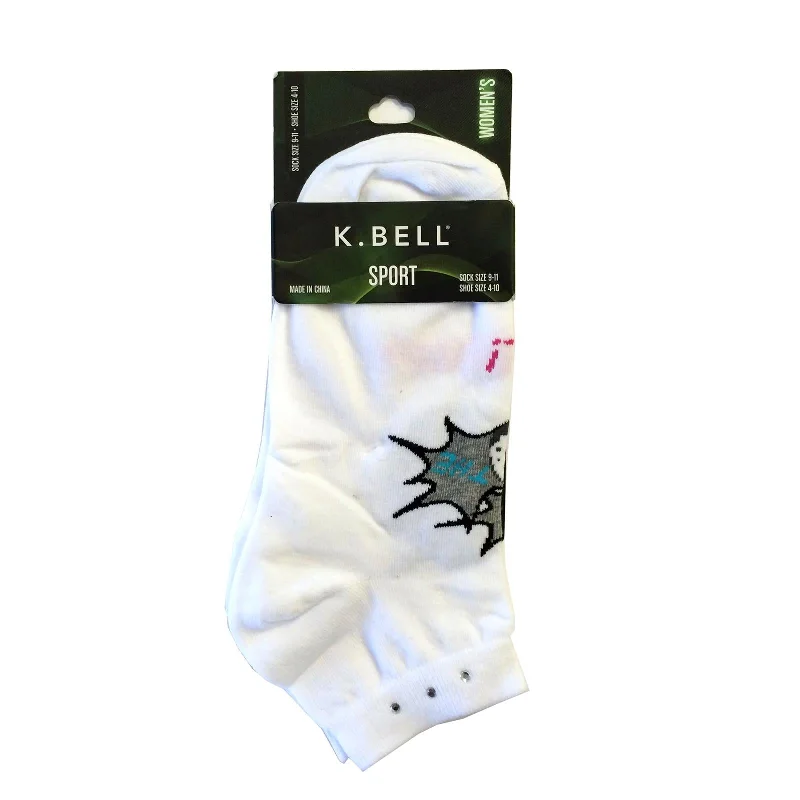 K. Bell Womens No Show Golf Socks