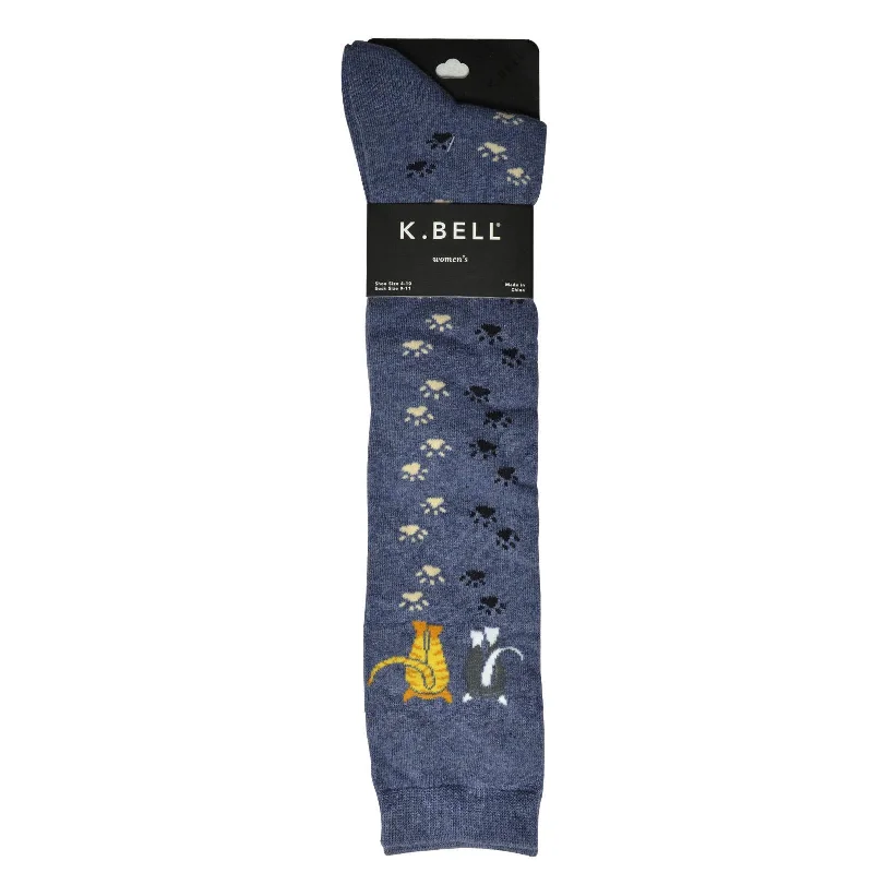 K. Bell Womens Printed Knee High Socks