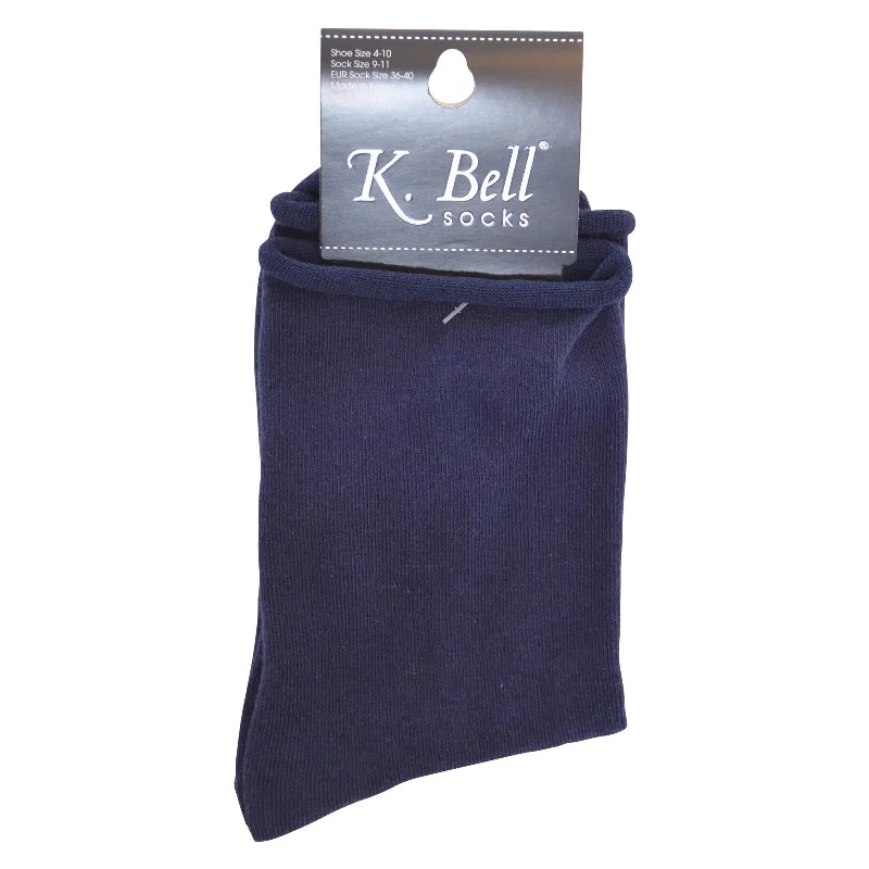 K. Bell Womens Relaxed Top Crew Socks