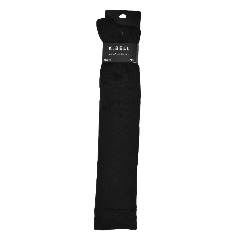 K. Bell Womens Solid Over the Knee Socks