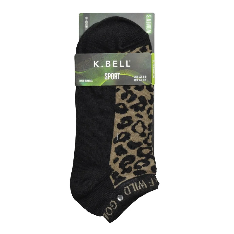 K. Bell Womens Wild Golfer w/Rhinestones Socks