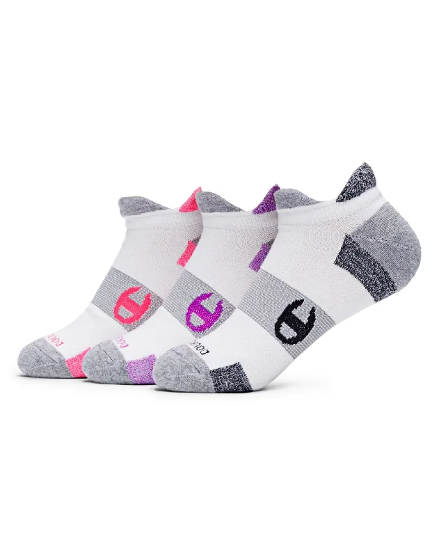 Champion Women’s Double-Heel Shield Running Socks 3 Pairs