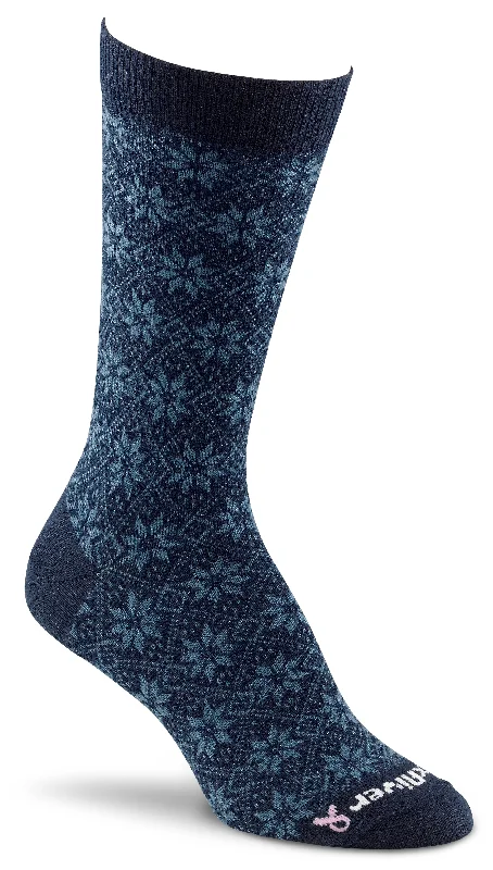 Fox River Snowflake Women`s Ultra-lightweight Crew Socks