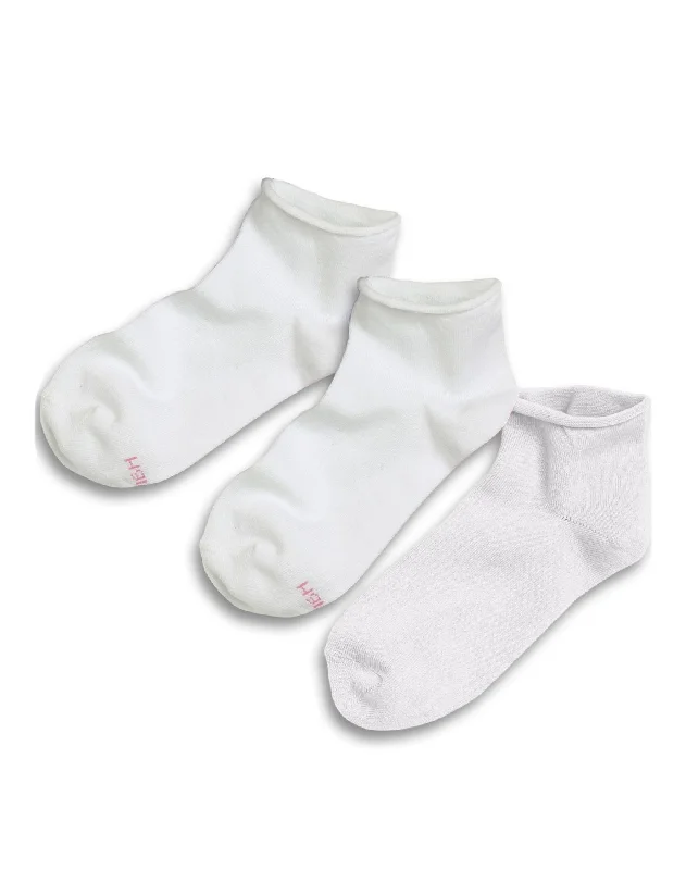 Hanes Casuals Lightweight Women's Ankle Socks 3 Pairs