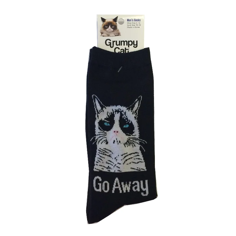 K. Bell Men`s Grumpy Cat Socks